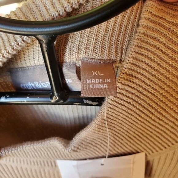 Croft & Barrow Turtleneck Striped Long Sleeve Sz XL Sweater‎ - Picture 3 of 7